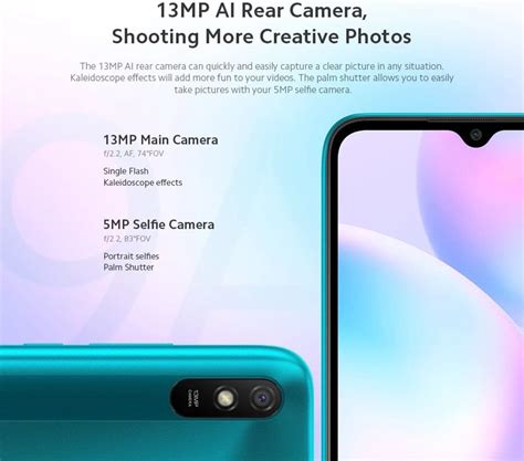 Buy Xiaomi Redmi 9A 4G LTE Unlocked Cellphone, Octa-core 4GB + 128GB ...