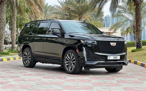 Rent a Cadillac Escalade (Black), 2023 ID-05273, in Dubai - Renty.ae