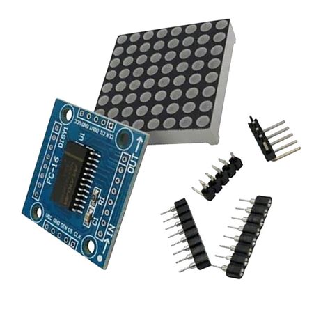 ⚡️Buy Maxbell MAX7219 Dot Matrix 8x8 LED Display Module for Arduino /51 ...
