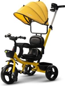 baybee Diablo 4 in 1 Baby Tricycle for Kids, Cycle Trikes with , UV ...