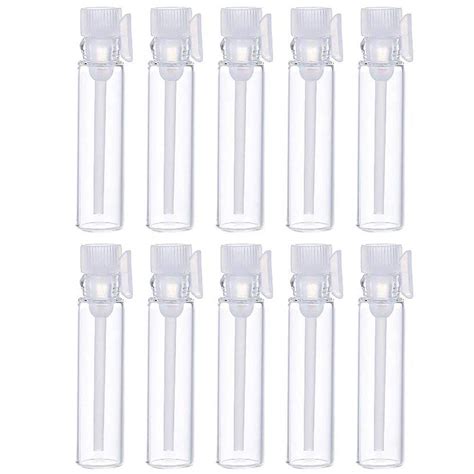 Buy 100 Pcs Empty Perfume Sample Bottles Mini Glass Refillable Sample ...