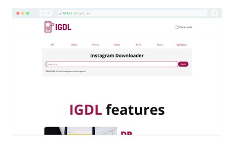 Download Instagram DP, Reels, Photo, Video, IGTV, Story & Highlights