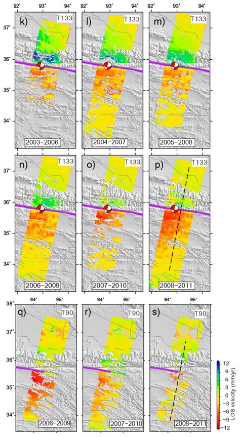 Spatiotemporal Evolution of Postseismic Deformation Following the 2001 ...