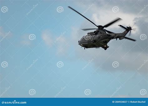 Swiss Military Super Puma Helicopter in Speck-Fehraltorf in Switzerland ...