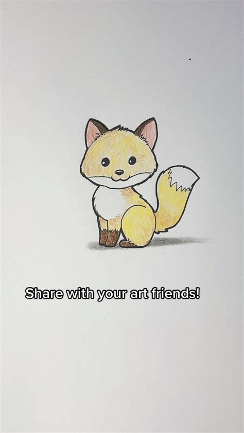 Image result for Cute Fox Drawing Tutorial