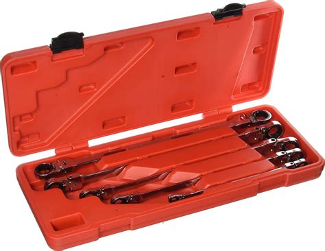 Buy K Tool International Metric X-Long Double Box Ratcheting Flex ...