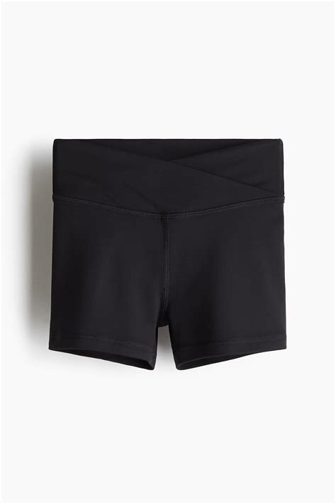 Short Bike Shorts with SoftMove™ - Black - Kids | H&M CA