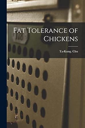 Buy Fat Tolerance of Chickens Book Online at Low Prices in India | Fat ...