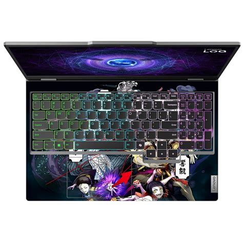 Demon Slayer Upper Rank Demon Vortex Laptop Skin | 3D Embossed 3M Vinyl ...