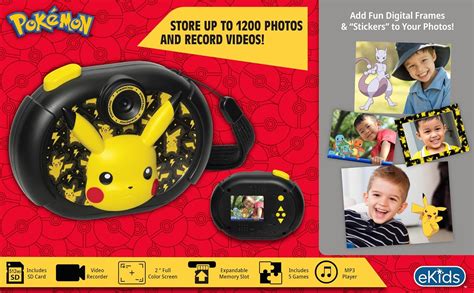 ekids Pokemon Kids Camera with SD Card, Digital India | Ubuy