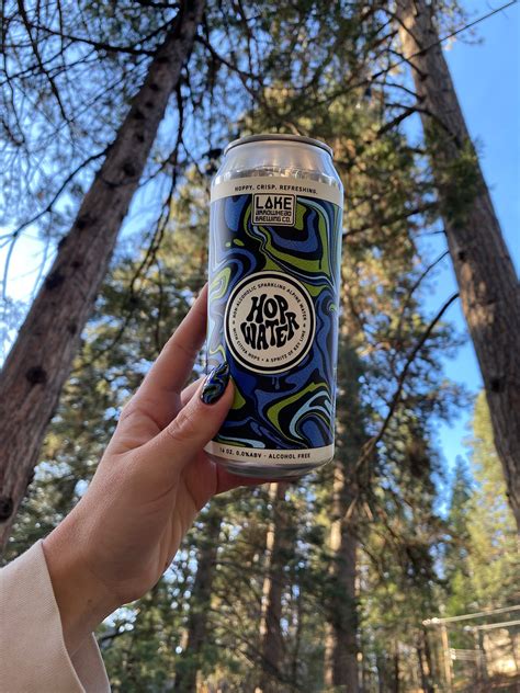 Hop Water Packaging: Lake Arrowhead Brewing Company on Behance