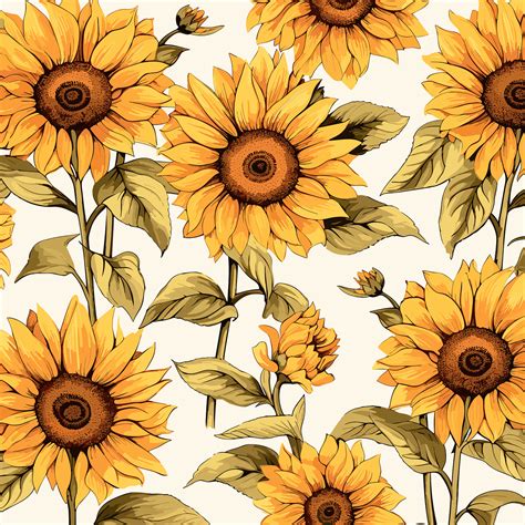 Download Sunflowers, Flowers, Flower Background. Royalty-Free Vector ...