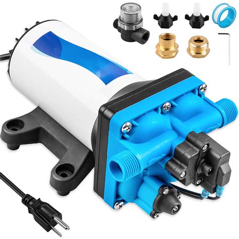Water Pressure Pump, 115V Water Pressure Booster Pump, 5.5GPM 55 PSI RV ...