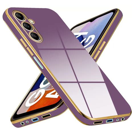 Case for Samsung Galaxy A54 Solid Colored Pattern Cover Soft Silicone ...