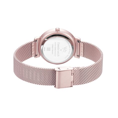 Fastrack Vyb Seeker Quartz Analog Silver Dial Stainless Steel Strap ...