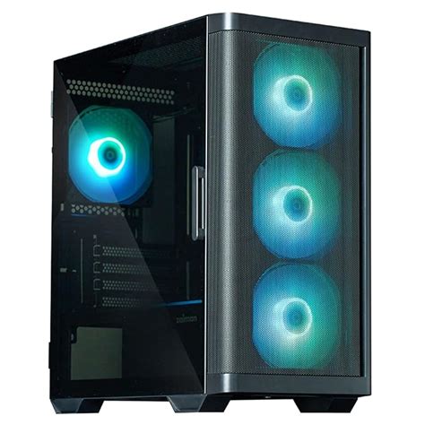 Amazon.in: Buy Zalman M4 ARGB Gaming PC Case - 4 x 120mm Addressable ...