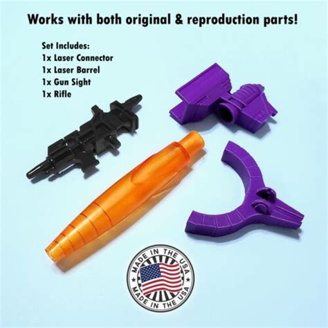 Destron Designs 3D Printed Parts Set for G1 Galvatron with Barrel ...