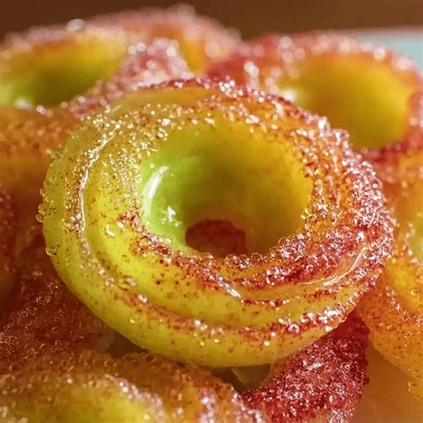 frozen fireball apple rings
