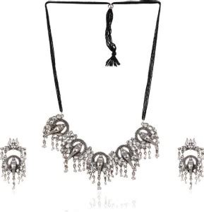 tun tun stor Brass Silver Silver Jewellery Set Price in India - Buy tun ...