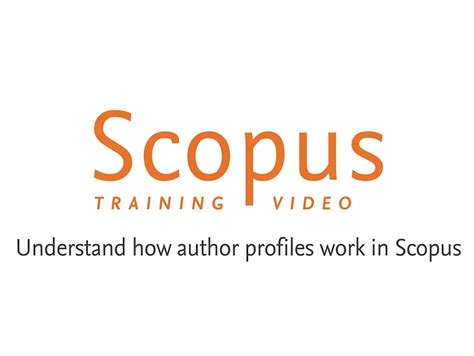 Scopus Author Profiles | Elsevier