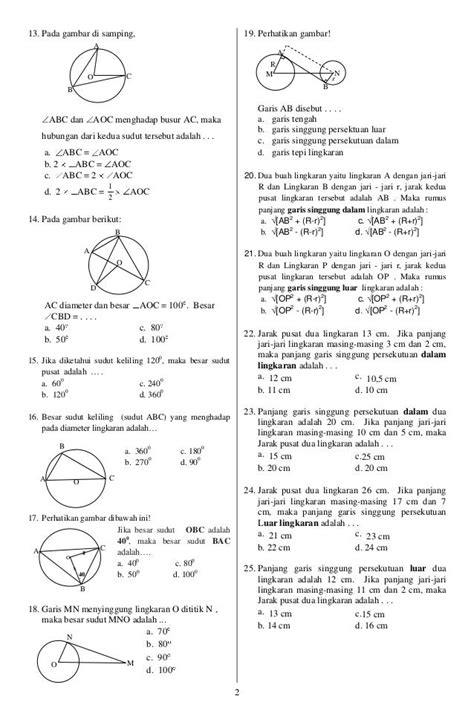 Contoh Soal Lingkaran: Latihan & Pembahasan Lengkap