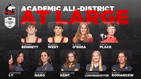 Nine Student-Athletes Earn CSC Academic All-District Honors - NIU Athletics