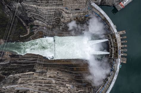 Photos Chine : mise en service de la centrale hydroélectrique Baihetan ...