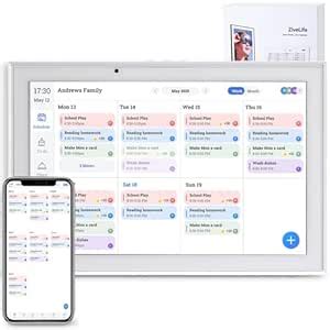 10.1 Inch Digital Calendar – HD Touchscreen Family Smart Calendar ...