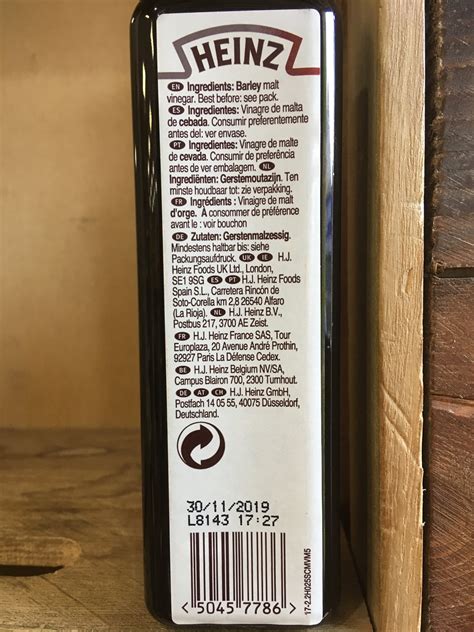 Heinz Malt Vinegar 250ml & Low Price Foods Ltd