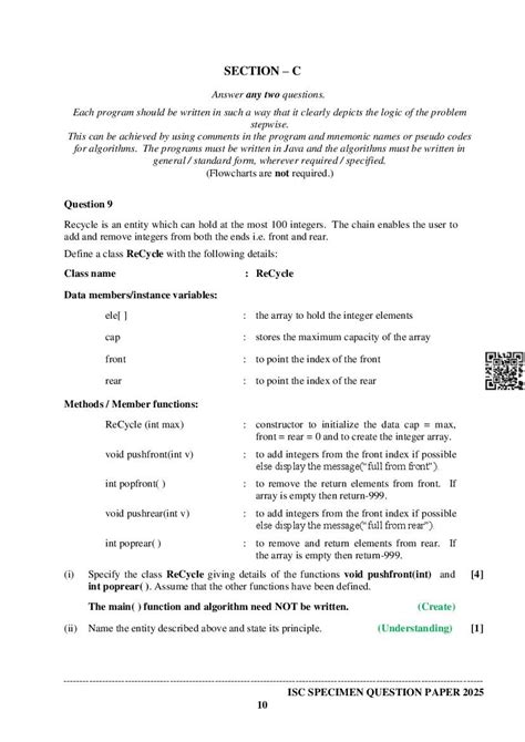 Image result for ISC Class 12 Computer Science Paper