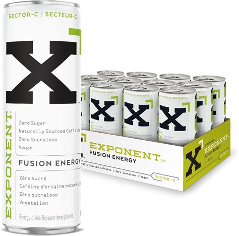 Exponent – Sector-C Fusion Energy Drink | Pack of 12, 355mL Cans ...