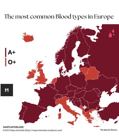 The Most Common Blood Types In Each European Country - Brilliant Maps
