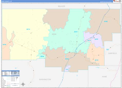 Maps of Iron County Utah - marketmaps.com