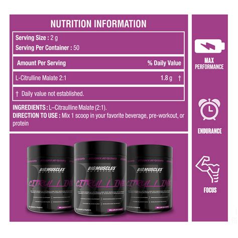 BuyBest l-Citrulline Malate - BigMuscles Nutrition
