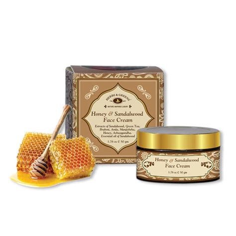 Honey & Sandalwood Face Cream 50 Gm (Unisex/Day & Night/Dry/Combinatio ...