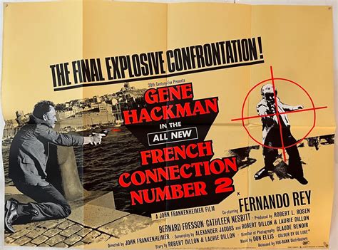 The French Connection 2 Original UK Quad Film Poster - Blue Robin ...
