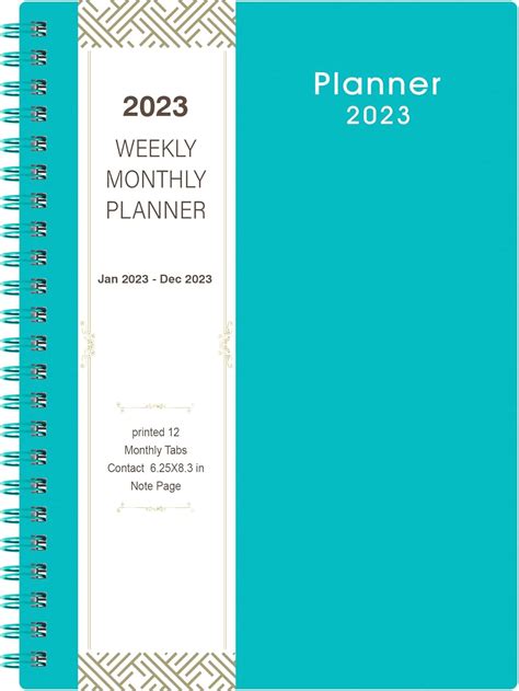 Buy 2023 Planner - Planner 2023 with Weekly & Monthly Spreads, Jan 2023 ...