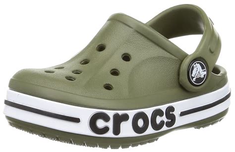 Buy Crocs Unisex-Child Bayaband Clog Army Green_N Clog - 1-1.5 Years, 4 ...