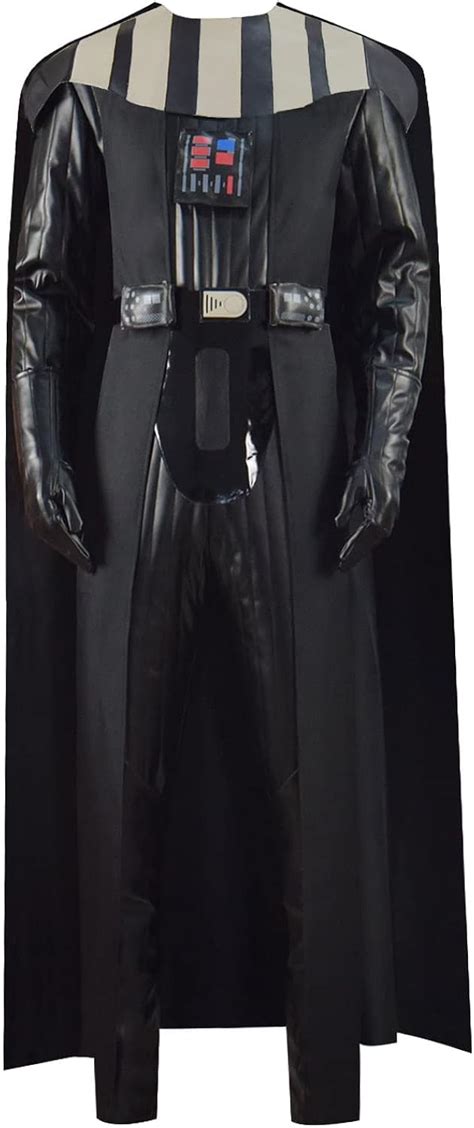 Buy Adult Darth Vader Costume Men Darth Vader Cosplay Outfits Black ...