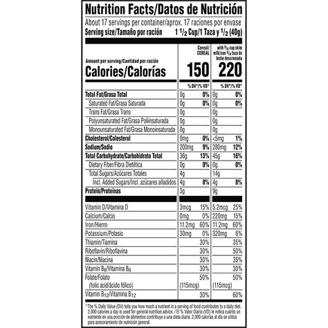 Rice Crispy Cereal Nutrition Facts | Besto Blog