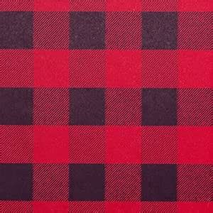 Buffalo Plaid Holiday Kraft Wrapping Paper Roll - 24" x 15' : Amazon.in ...