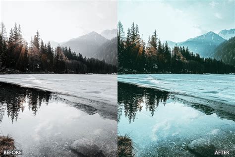 Cinematic Snow Landscape Presets For Lightroom, Add-ons | GraphicRiver