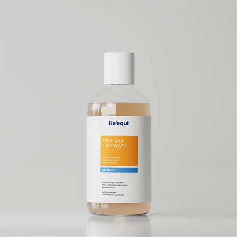 Re'equil Fruit Aha Face Wash (200ml) – Siyara Beauty