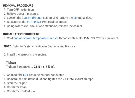 Image result for How to Check ECT Sensor