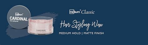 Helium For Men Cardinal Hairstyling Wax (50g.) Strong Hold | Matte ...