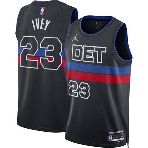 Nike Men's Detroit Pistons Jaden Ivey #23 Statement Jersey, XL (1 each ...