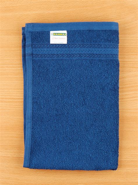 Premium Soft Terry Hand Towel Navy HC8 (Pack of 2)