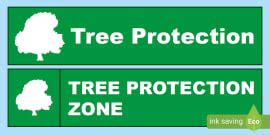 Tree Protection Signs - Primary Resources (teacher made)