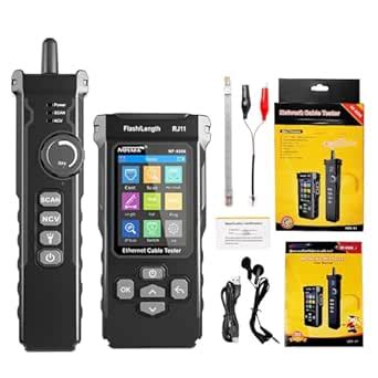NF-8506 Network Cable Tester with IP Scanner, TDR, PoE, Ping Test, and ...