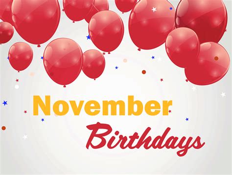 November Birthdays